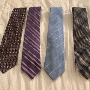 4 pattern brand new ties